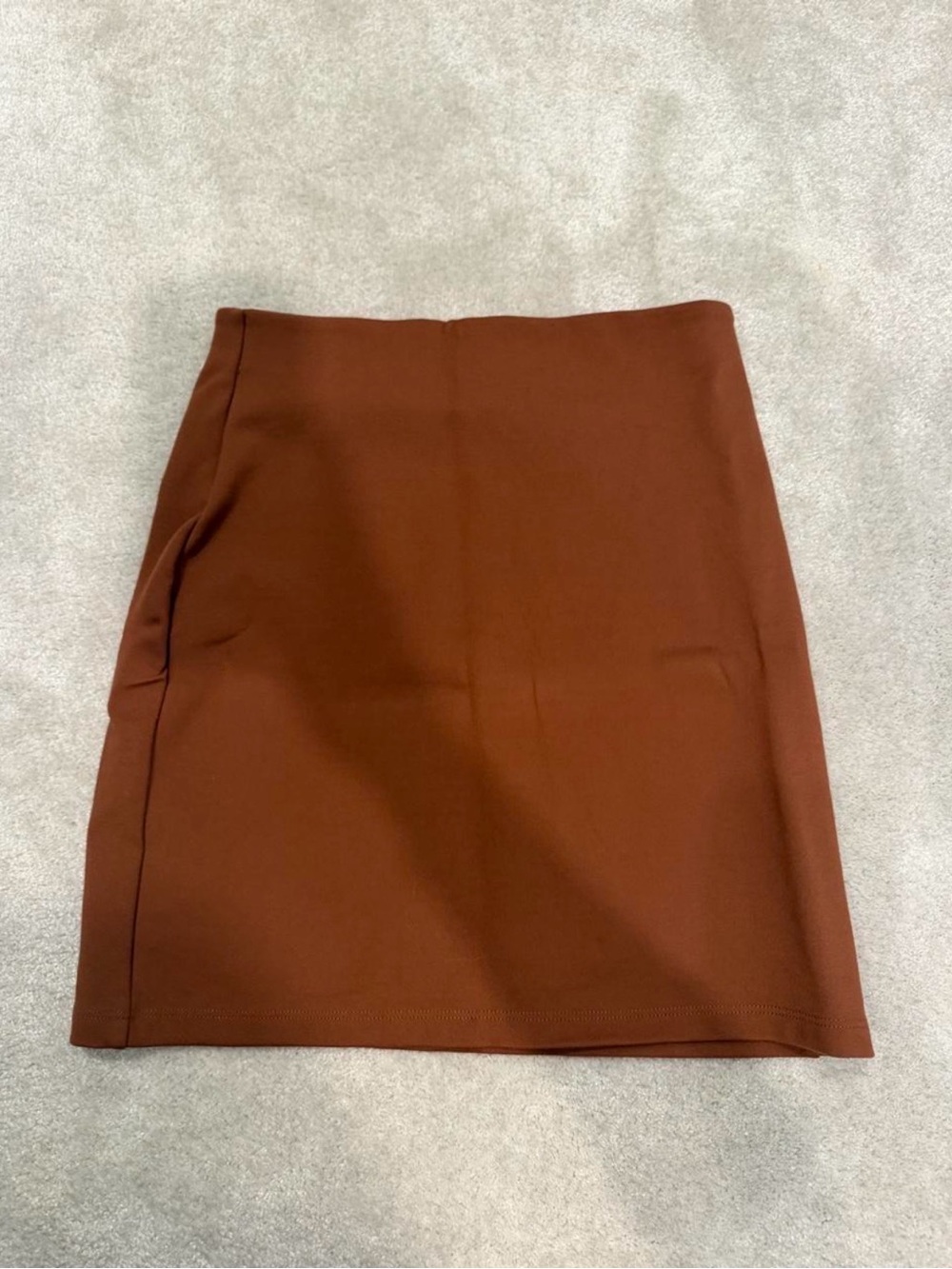 Sunday Best Rust Brown Pencil Skirt